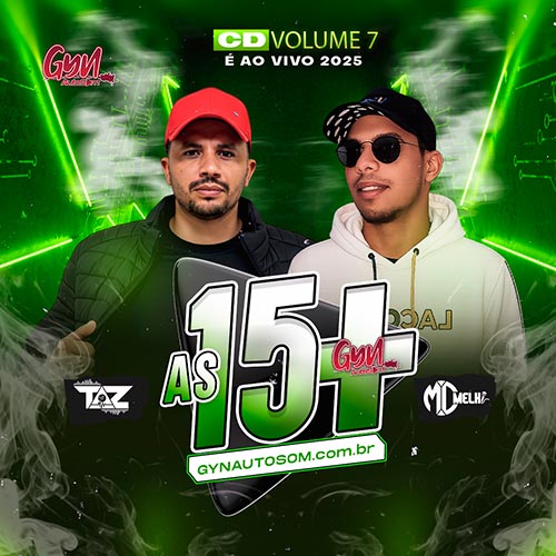 Cd As 15 Mais do Gyn Auto Som Volume 7