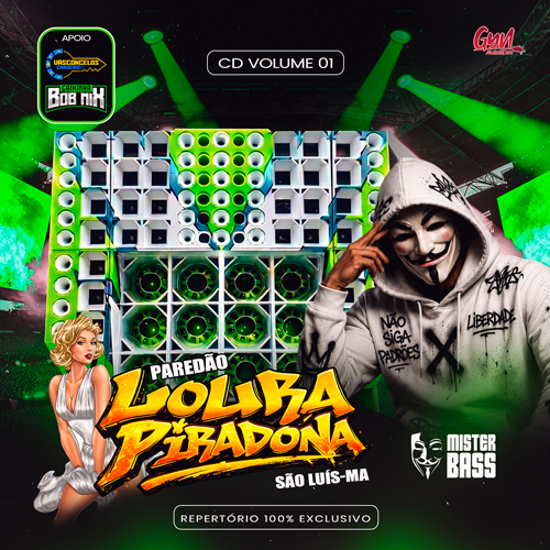 CD LOURA PIRADONA VOL 1 BY MISTER BASS REPERTORIO 100% EXCLUSIVO