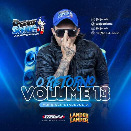 CD  DJ SONIC  Vol13 _ O RETORNO (98)-97024-6622